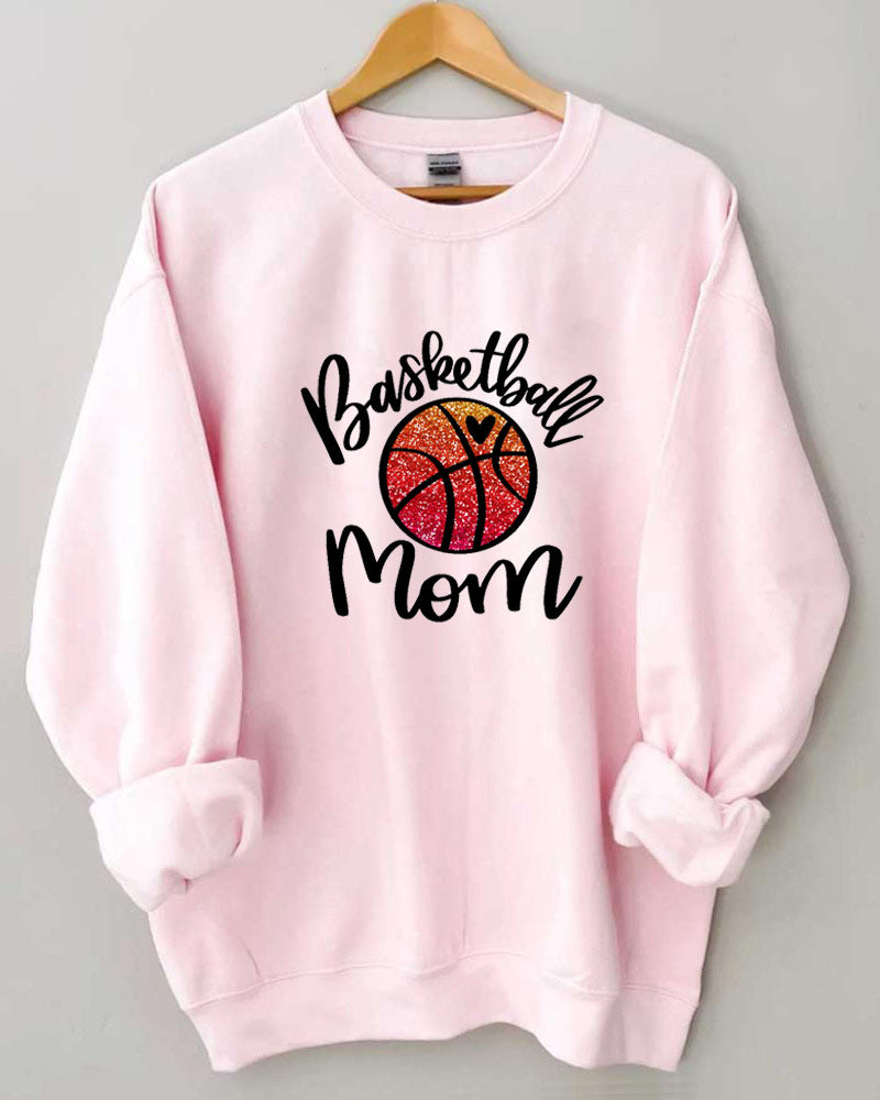 Basketball Mom Crewneck Sweatshirt