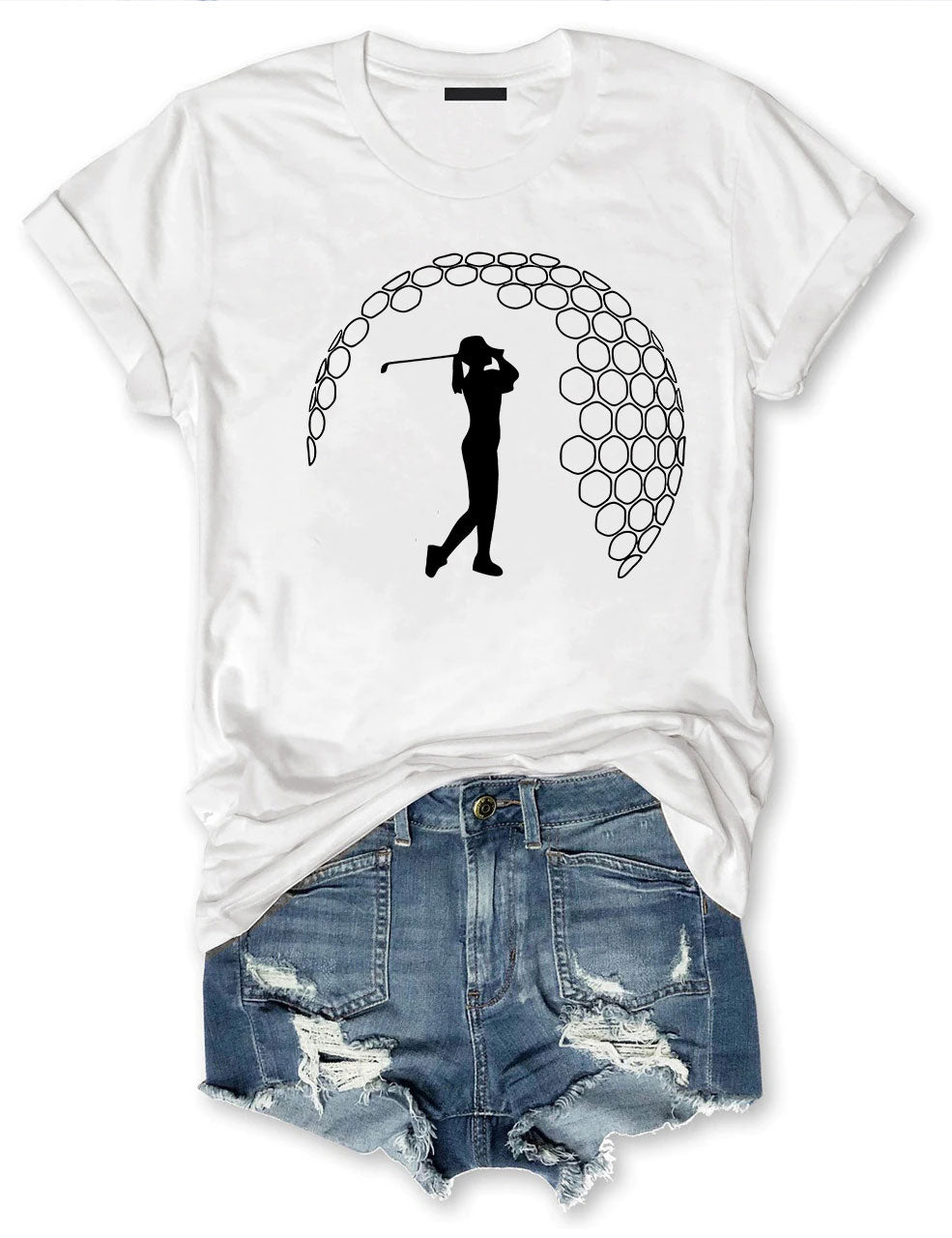 Female Golfer T-shirt