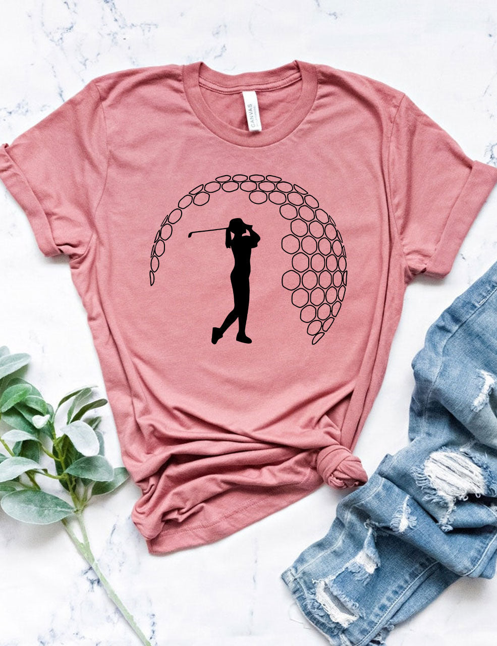 Female Golfer T-shirt