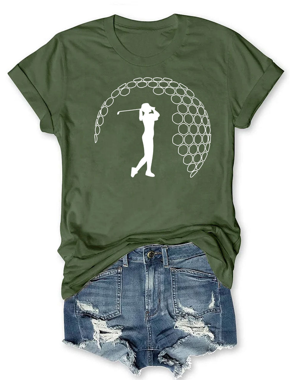 Female Golfer T-shirt