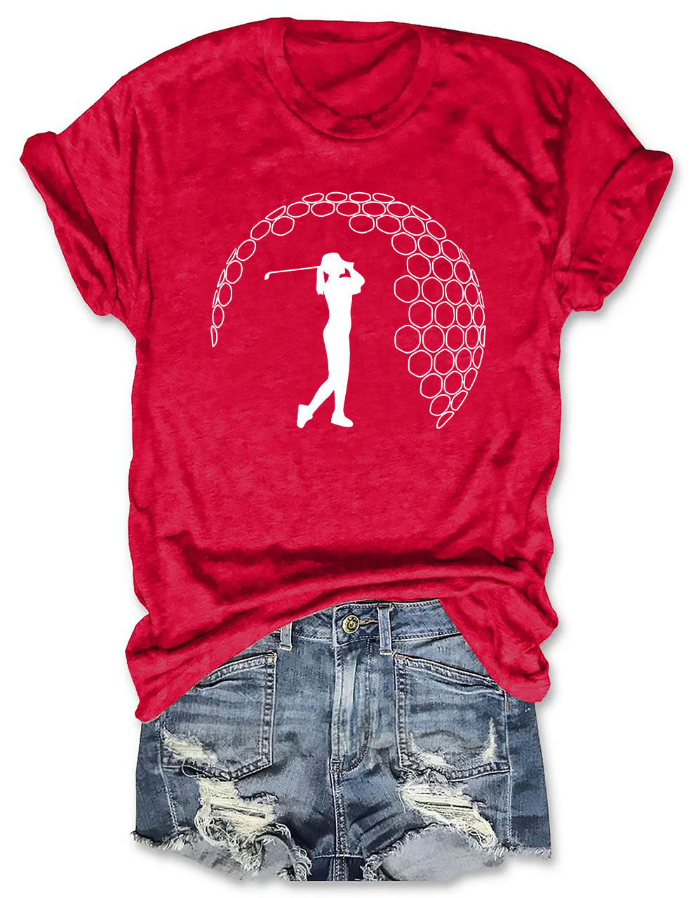 Female Golfer T-shirt