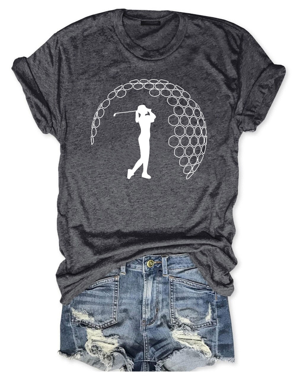 Female Golfer T-shirt