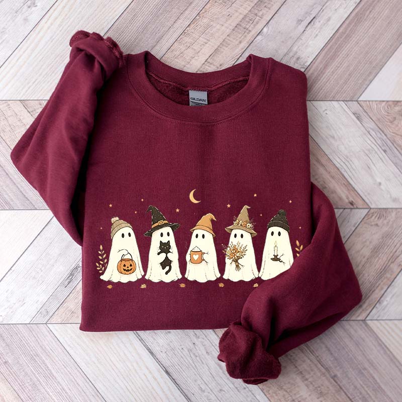 Cozy Fall Ghost Sweatshirt