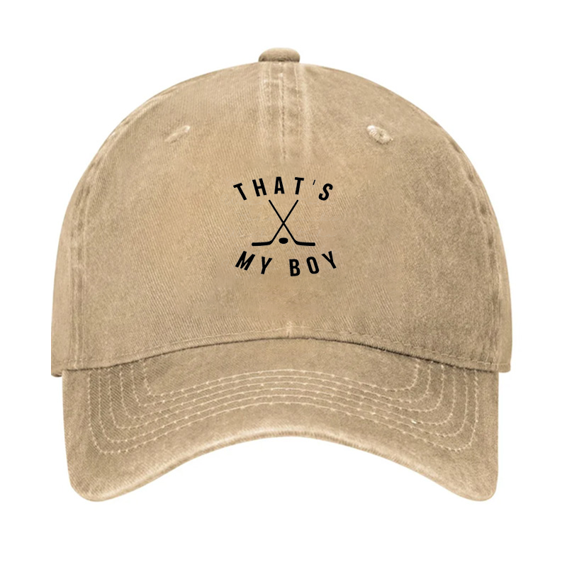 That's my boy hockey cap