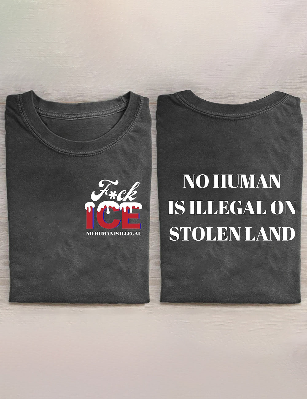 No Human Is Illegal Immigrants Make America Great T-Shirt