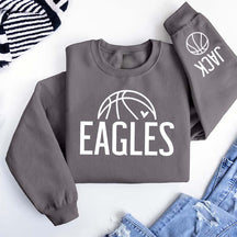Custom Name Basketball Team Spirit Sweatshirt