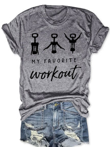 Wine Workout T-shirt