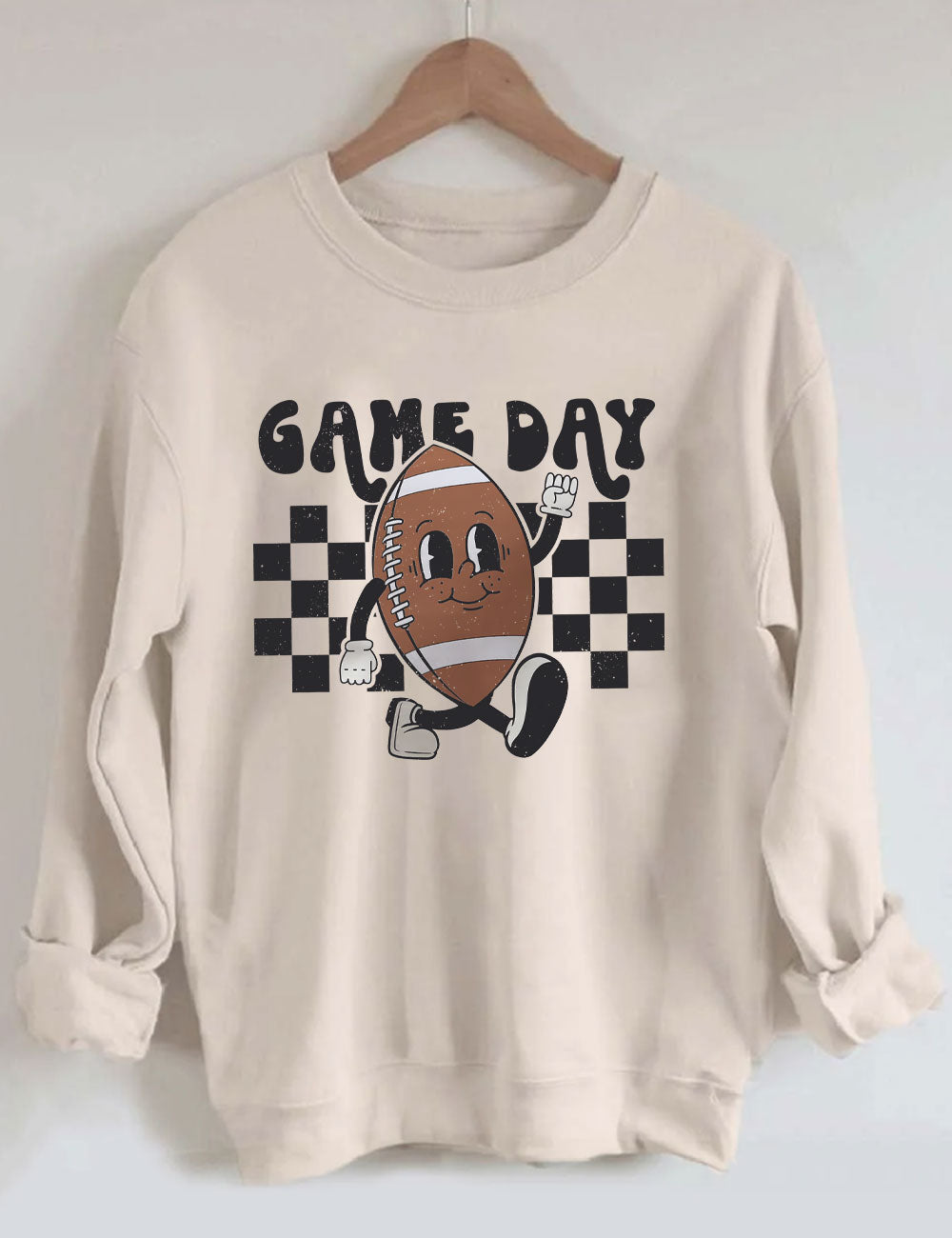 Retro Football Game Day Sweatshirt