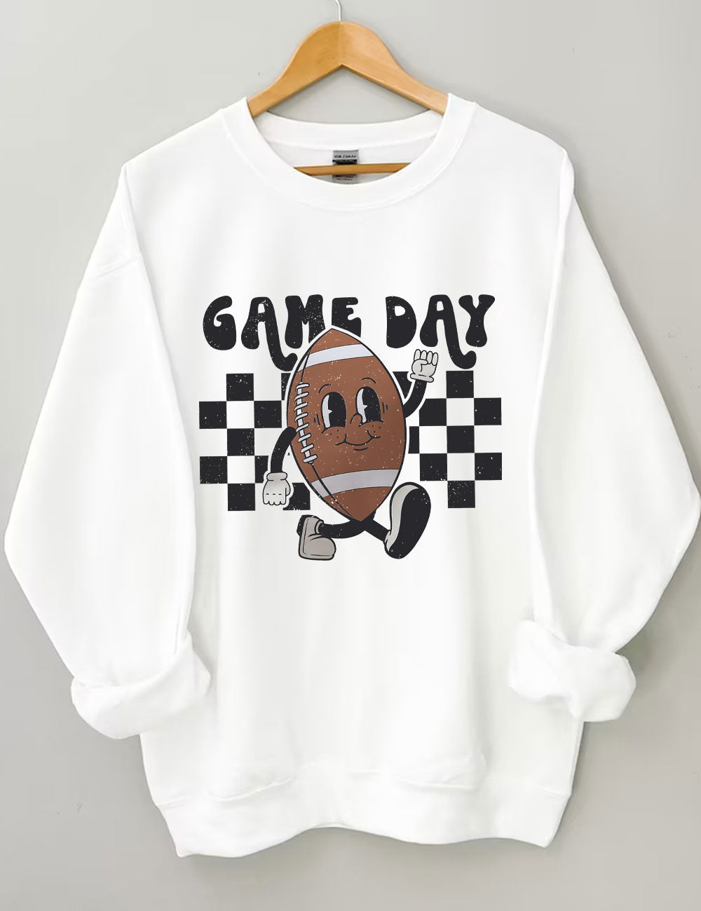 Retro Football Game Day Sweatshirt