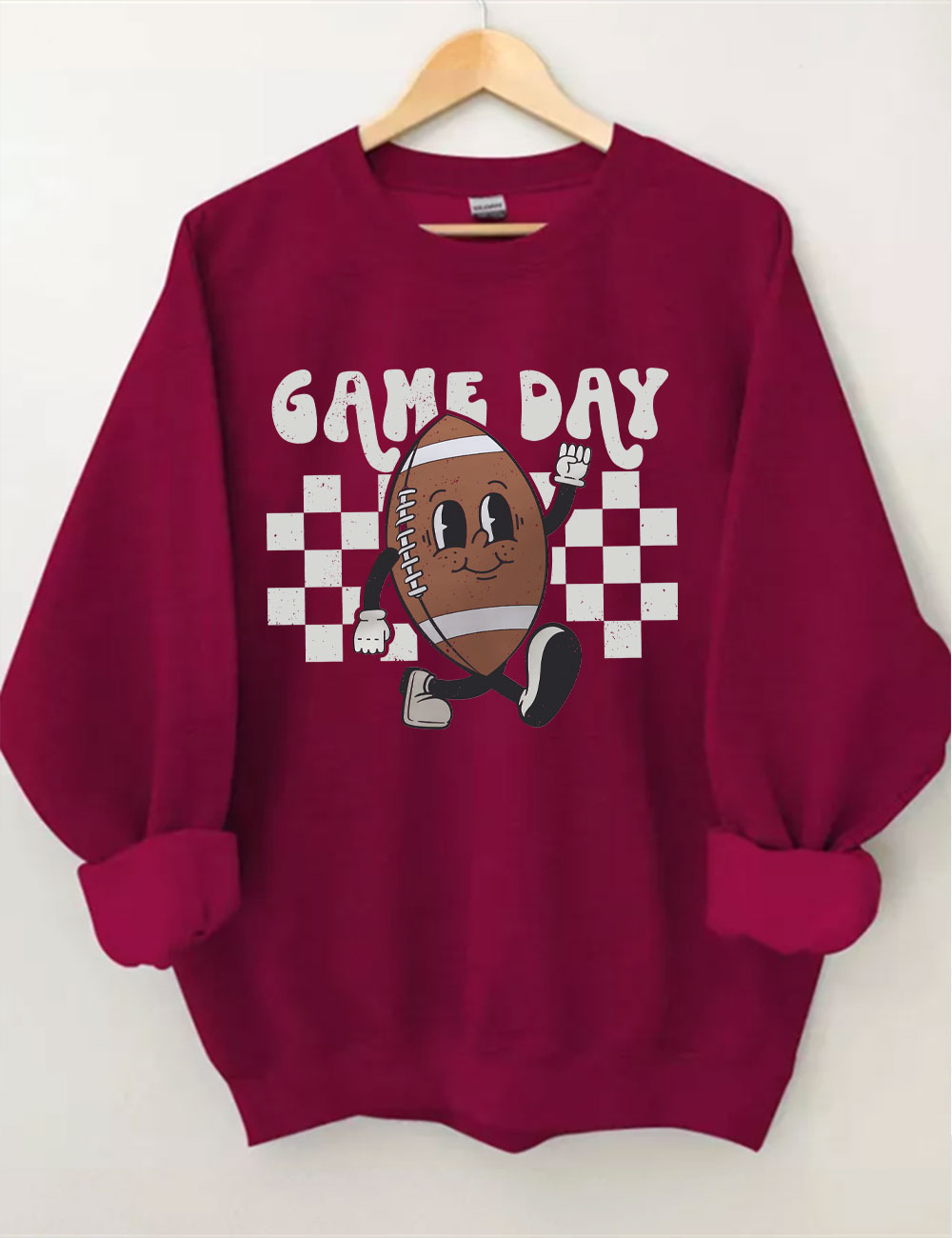 Retro Football Game Day Sweatshirt