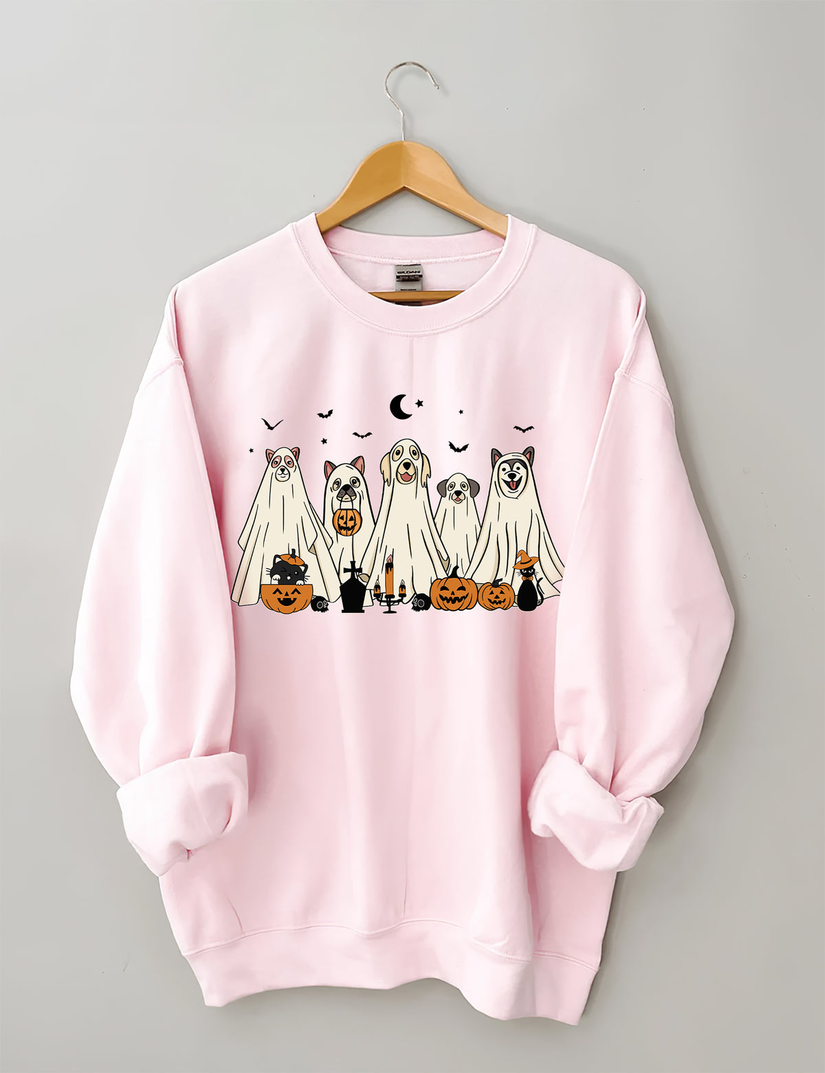 Halloween Ghost Dog Sweatshirt
