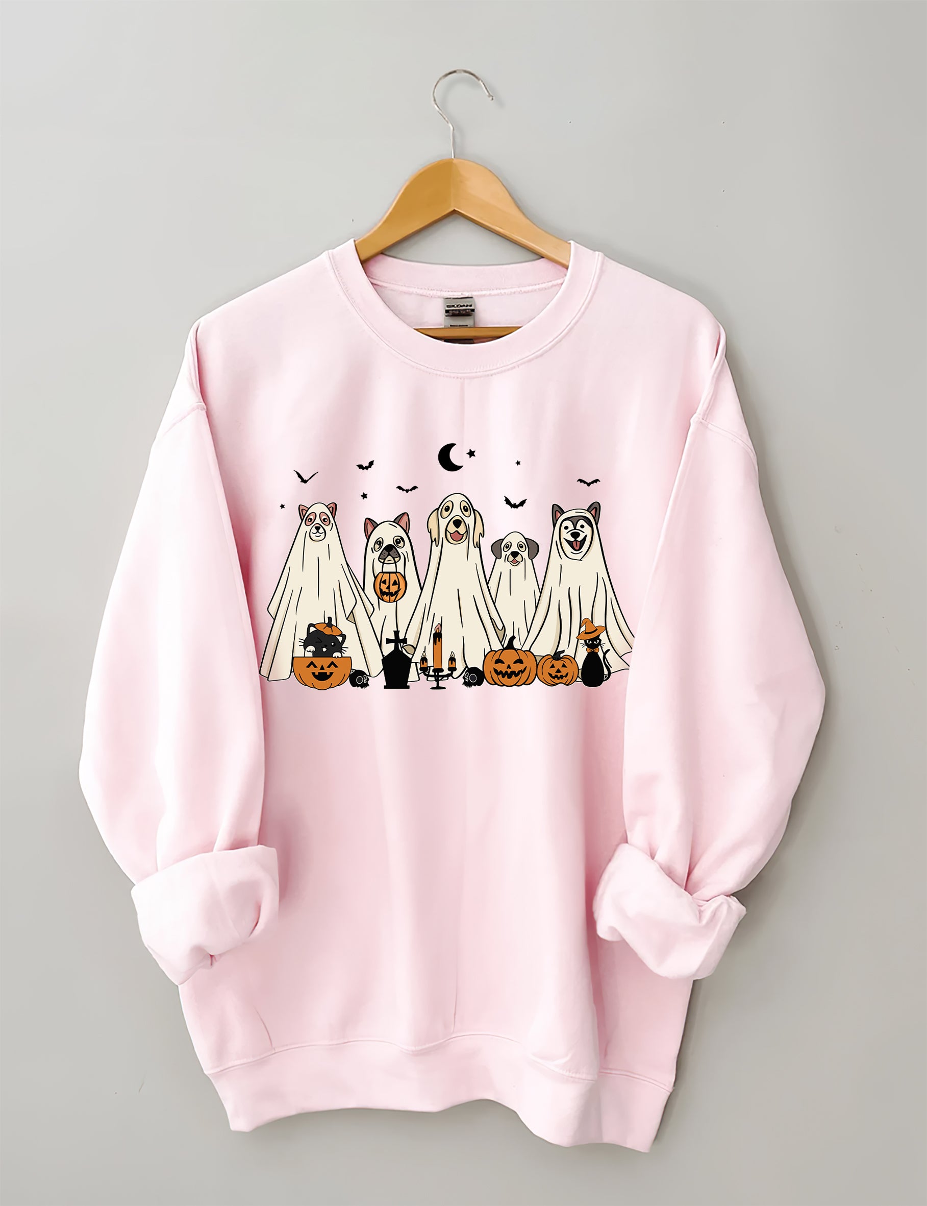 Halloween Ghost Dog Sweatshirt