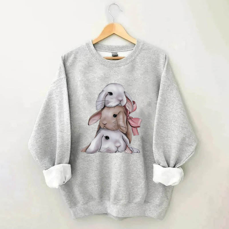 Happy Easter Rabbit Sweatshirt