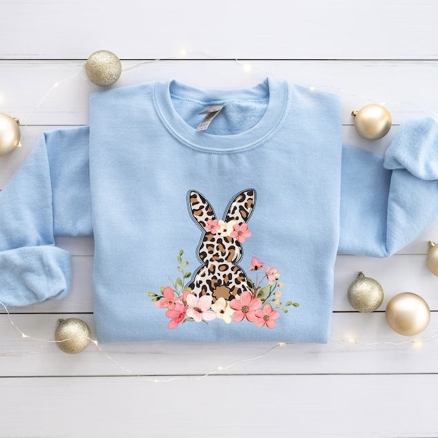 Floral Bunny Sweatshirt