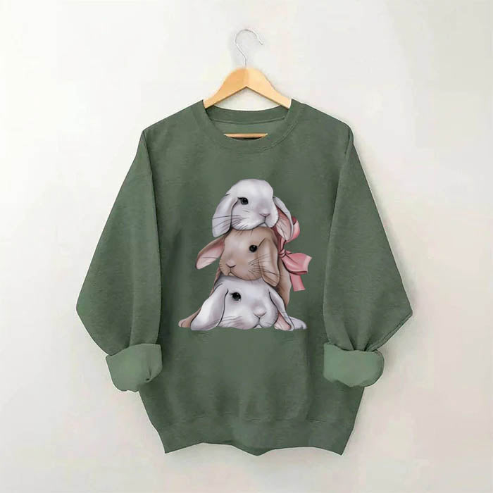 Happy Easter Rabbit Sweatshirt