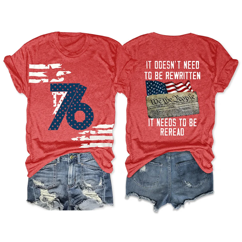 We the People 4th of July 1776 T-shirt