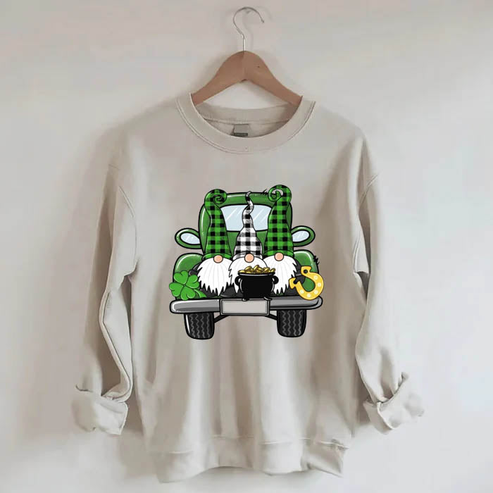 St Patrick's Day Truck Sweatshirt