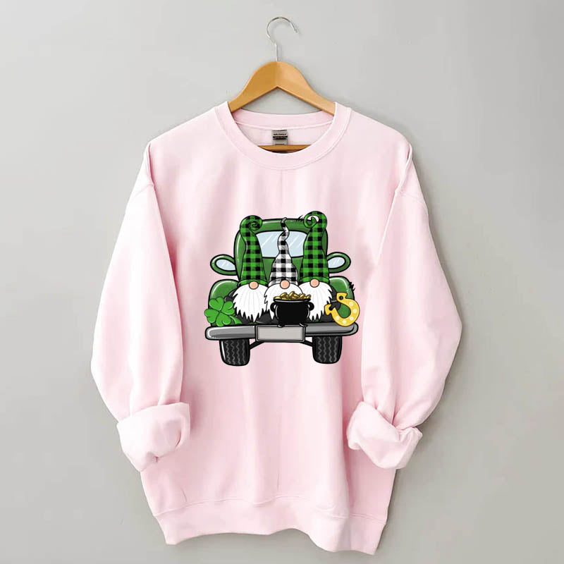 St Patrick's Day Truck Sweatshirt