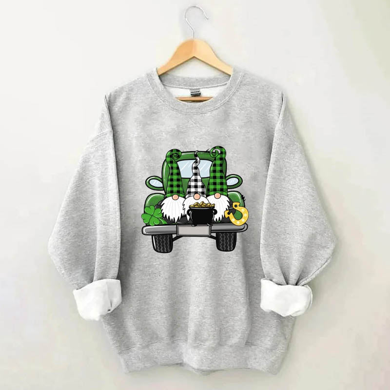 St Patrick's Day Truck Sweatshirt