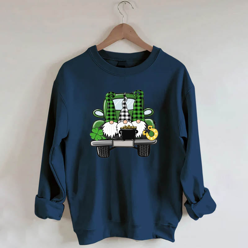 St Patrick's Day Truck Sweatshirt