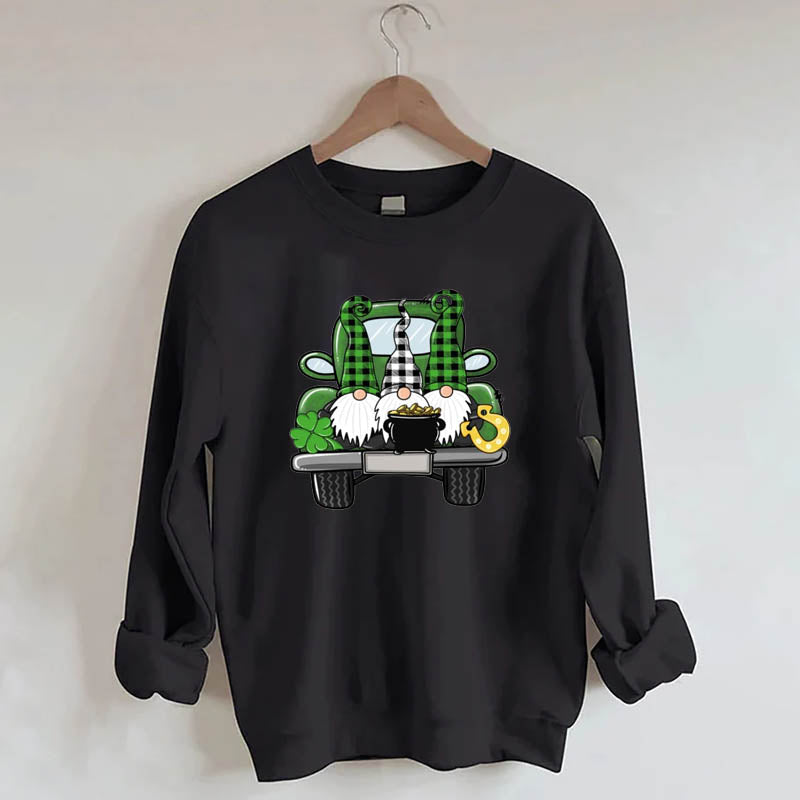 St Patrick's Day Truck Sweatshirt