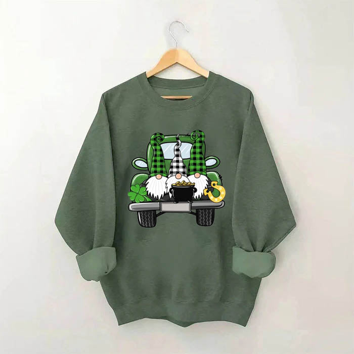 St Patrick's Day Truck Sweatshirt