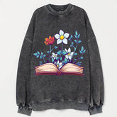 Flower Bookish Sweatshirt