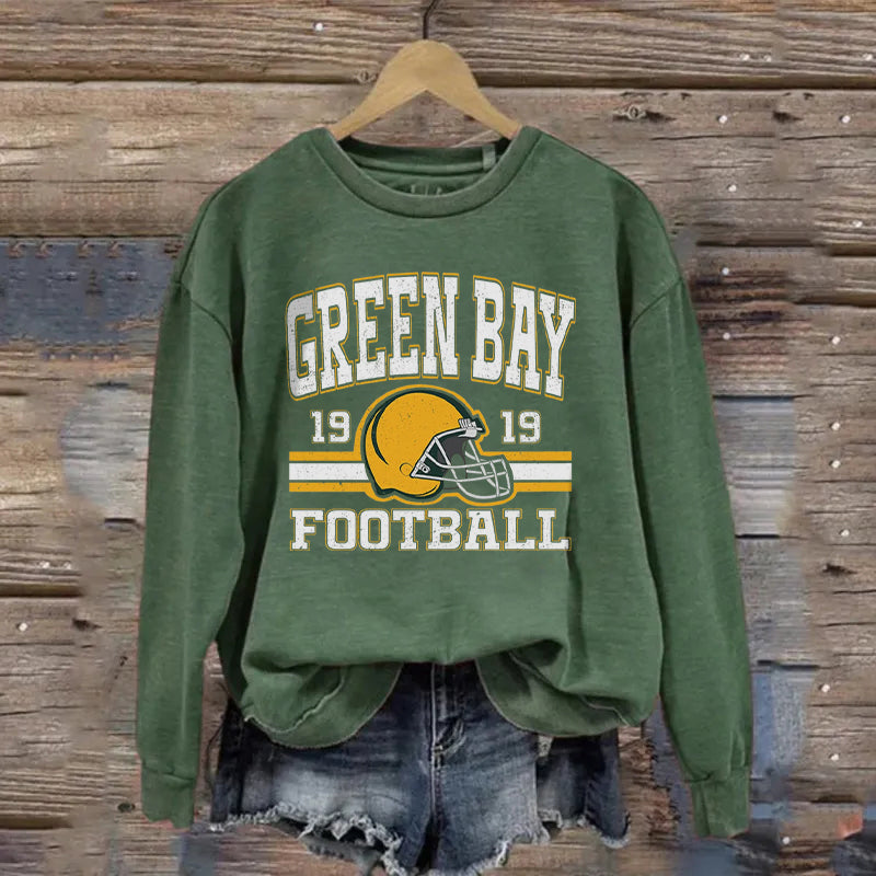 Retro Green Bay Football Sweatshirt