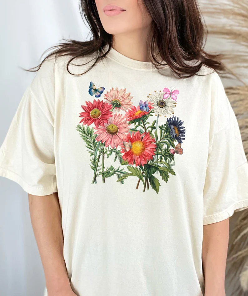 Cottagecore Butterfly T-shirt