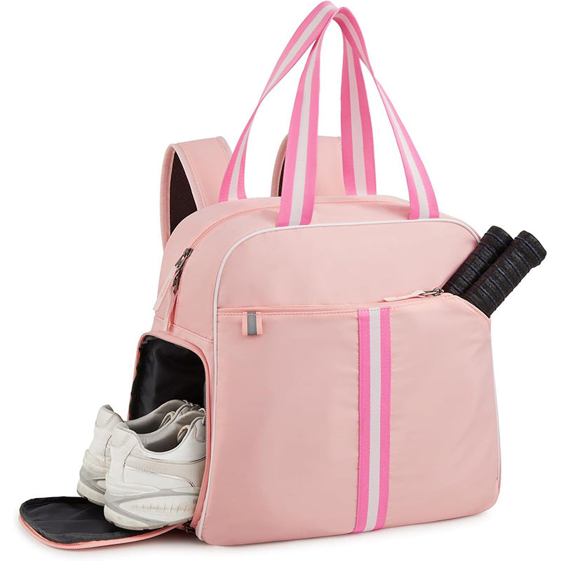 Universal 2-in-1 Pickleball Backpack with Shoe Compartment, Waterproof Pocket Pickleball Tote