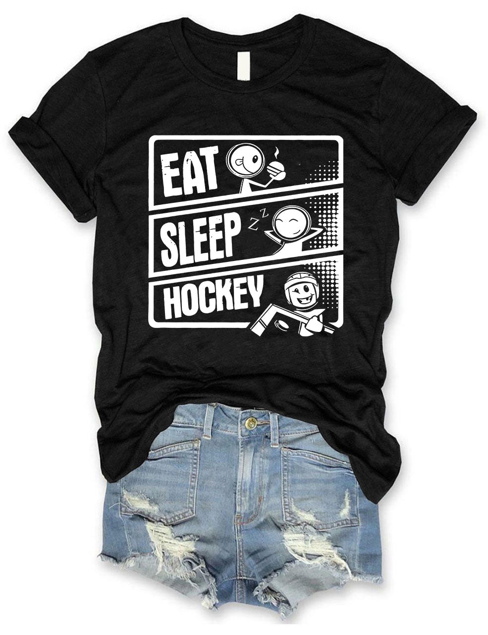 Eat Sleep Hockey T-shirt