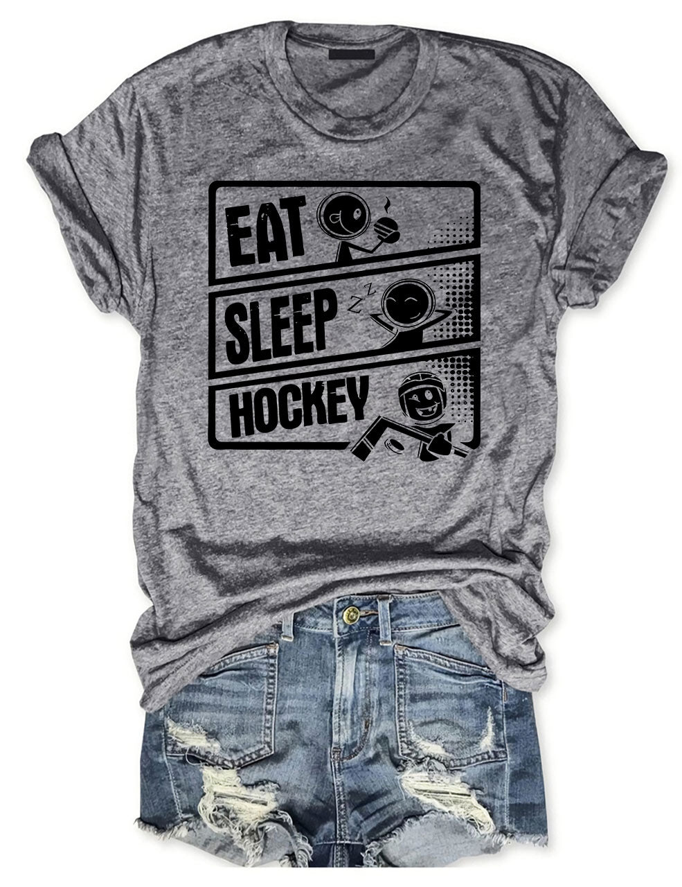 Eat Sleep Hockey T-shirt