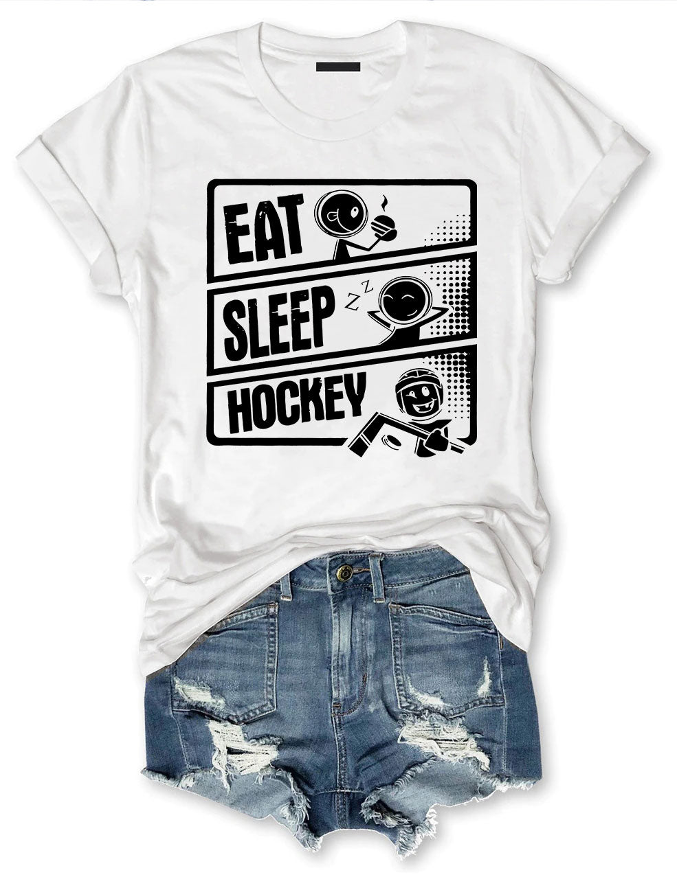 Eat Sleep Hockey T-shirt