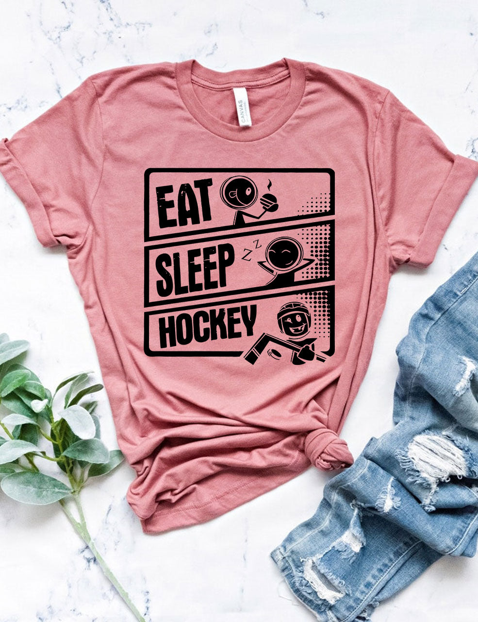 Eat Sleep Hockey T-shirt