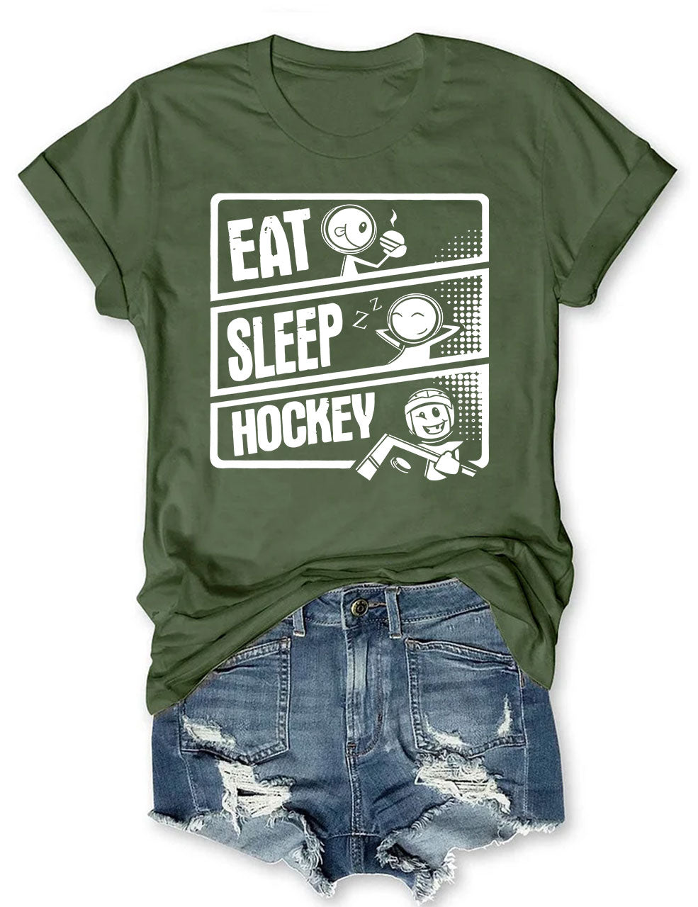 Eat Sleep Hockey T-shirt