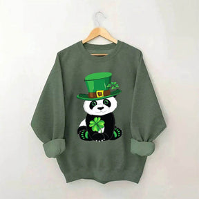Panda St Patricks Day Sweatshirt