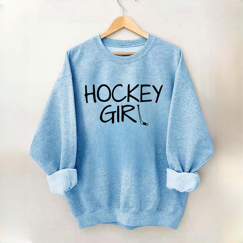 Hockey Girl Lover Cute Sweatshirt