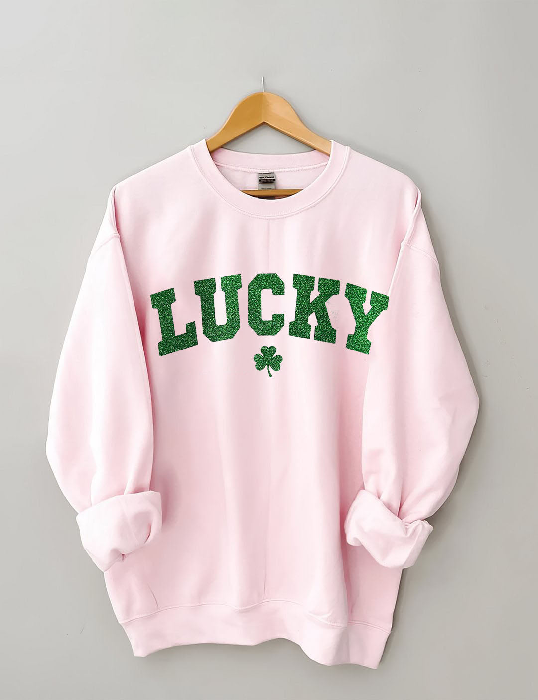 Lucky Sweatshirt, St Patty's Glitter Sweatshirt