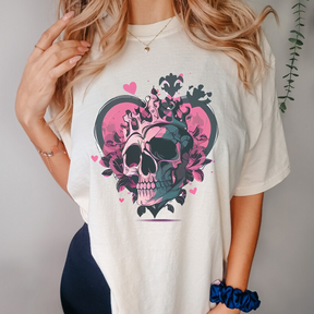 Floral Boho Sugar Skull T-Shirt