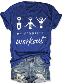 Wine Workout T-shirt