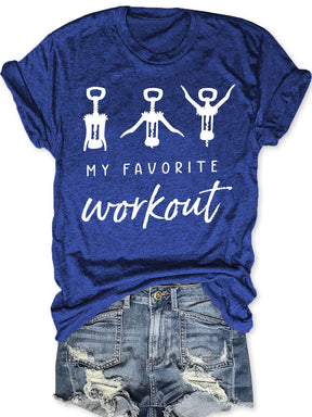 Wine Workout T-shirt