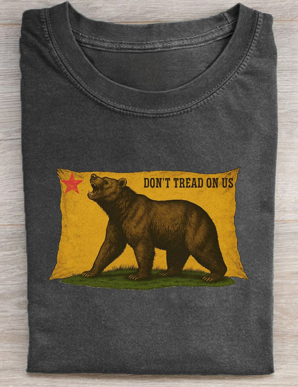 Bear Don't Tread On Us Gadsden Flag California ICE Protest T-Shirt