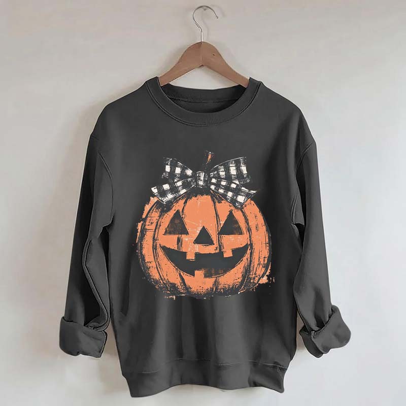 Preppy Jack o Lantern Sweatshirt