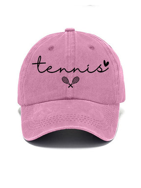 Women's Tennis  Print Baseball Cap