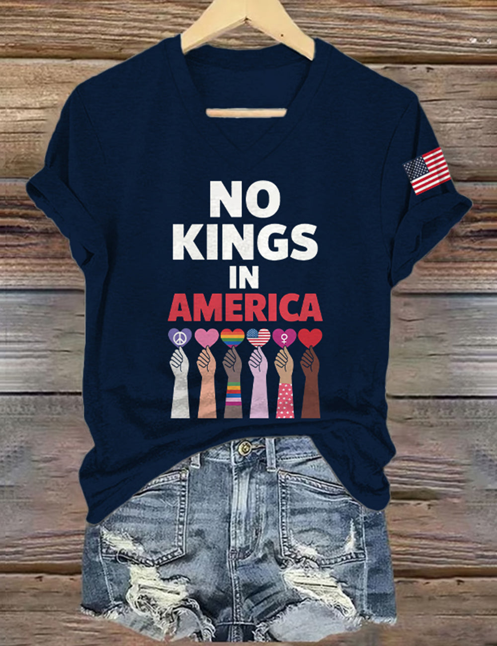 No Kings In America Since 1776 T-Shirt