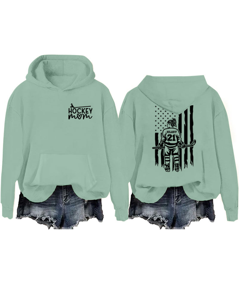 Customized Ice Hockey Mom Hoodie