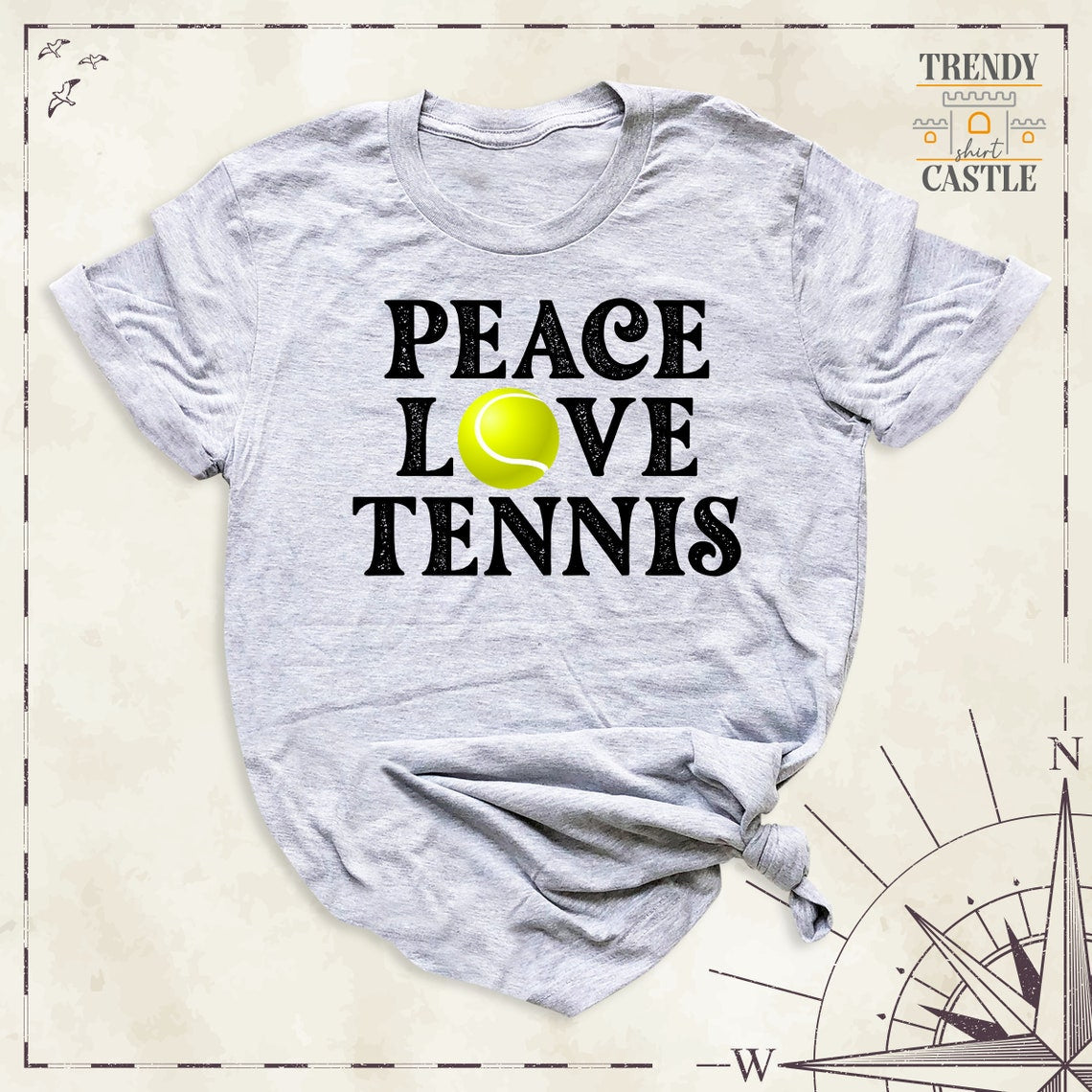 Peace Love Tennis T-Shirt