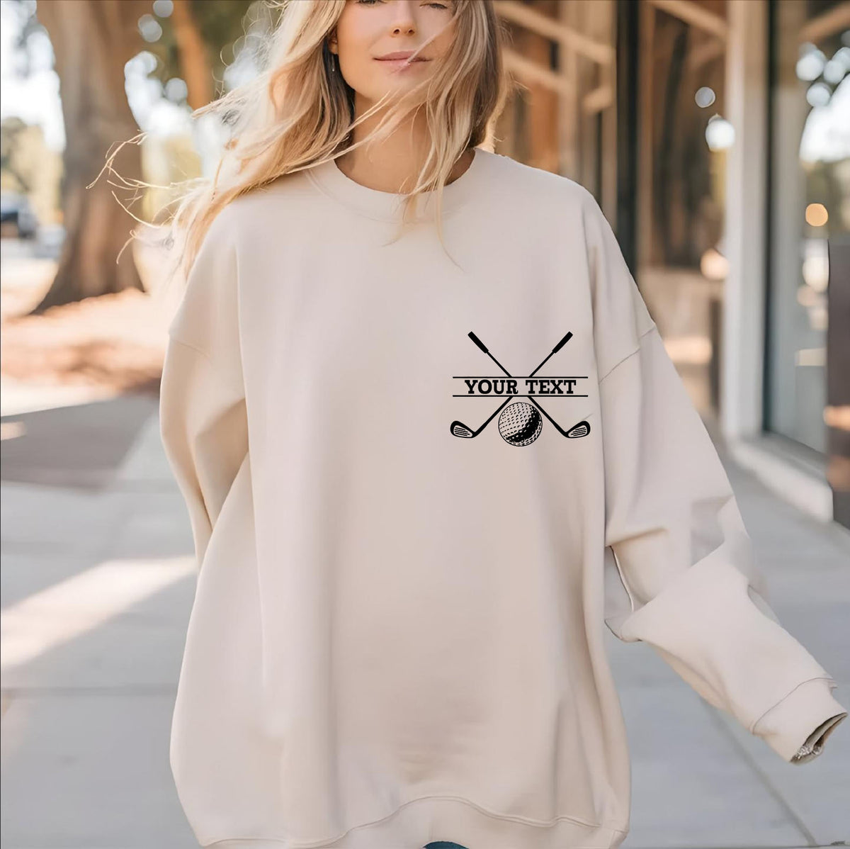 Custom Name Golf Sweatshirt