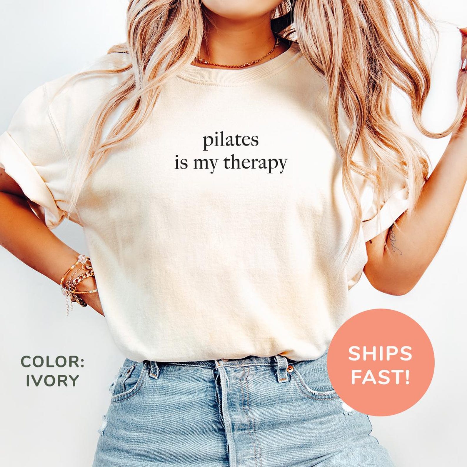 Pilates Is My Therapy  T-Shirt