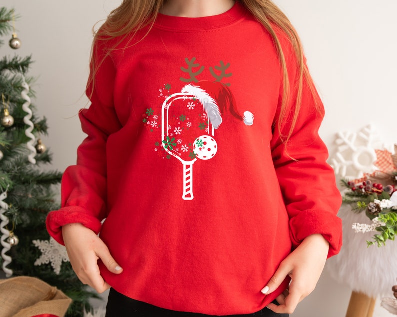 Pickleball Christmas Sweatshirt